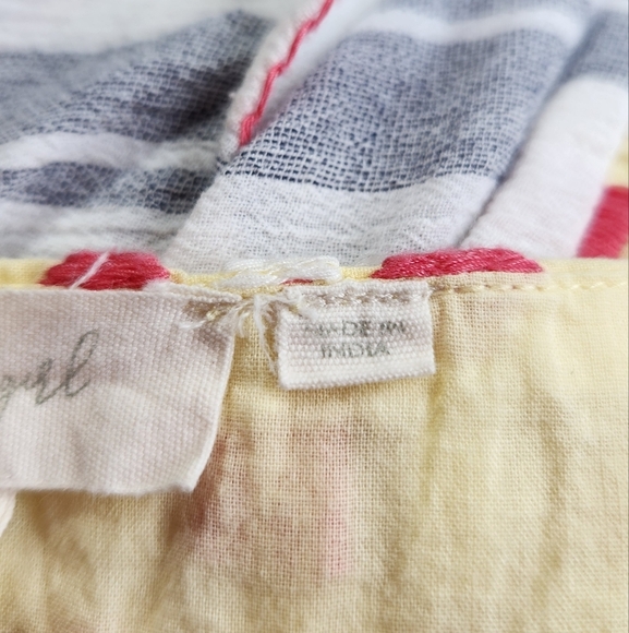 Anthropologie Forever That Girl Basel Embroidered Tunic Blouse US Sz 12 - Picture 3 of 10